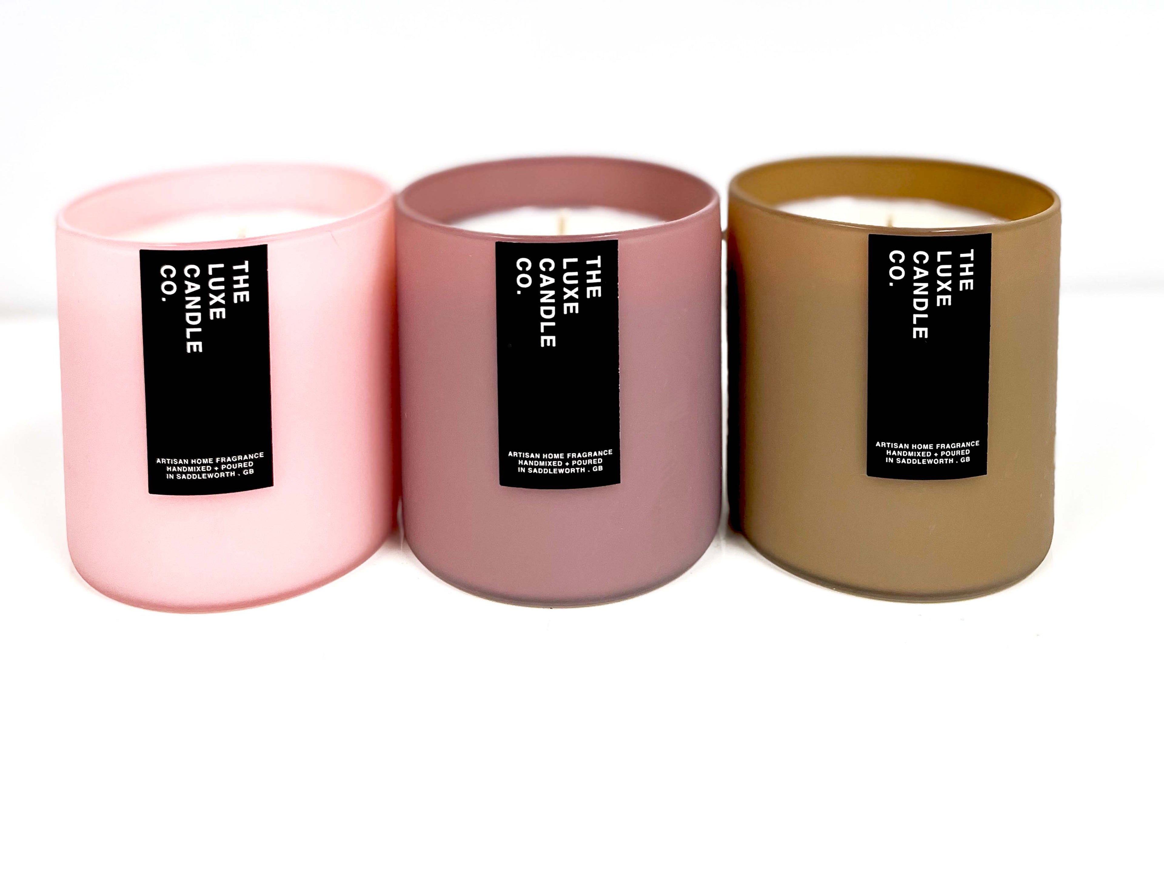 LUXURY CANDLES - Muted pinks berries and spring shades scented candles to welcome in the spring