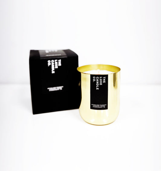 Metallic Gold Scented Soy Candle - Choose your fragrance