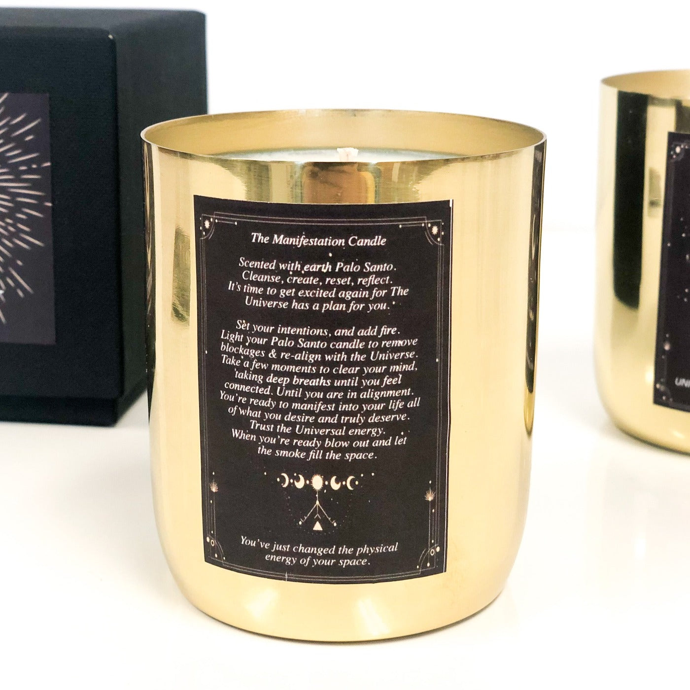 Palo Santo Fragranced soy wax candle by The Luxe Candle Co