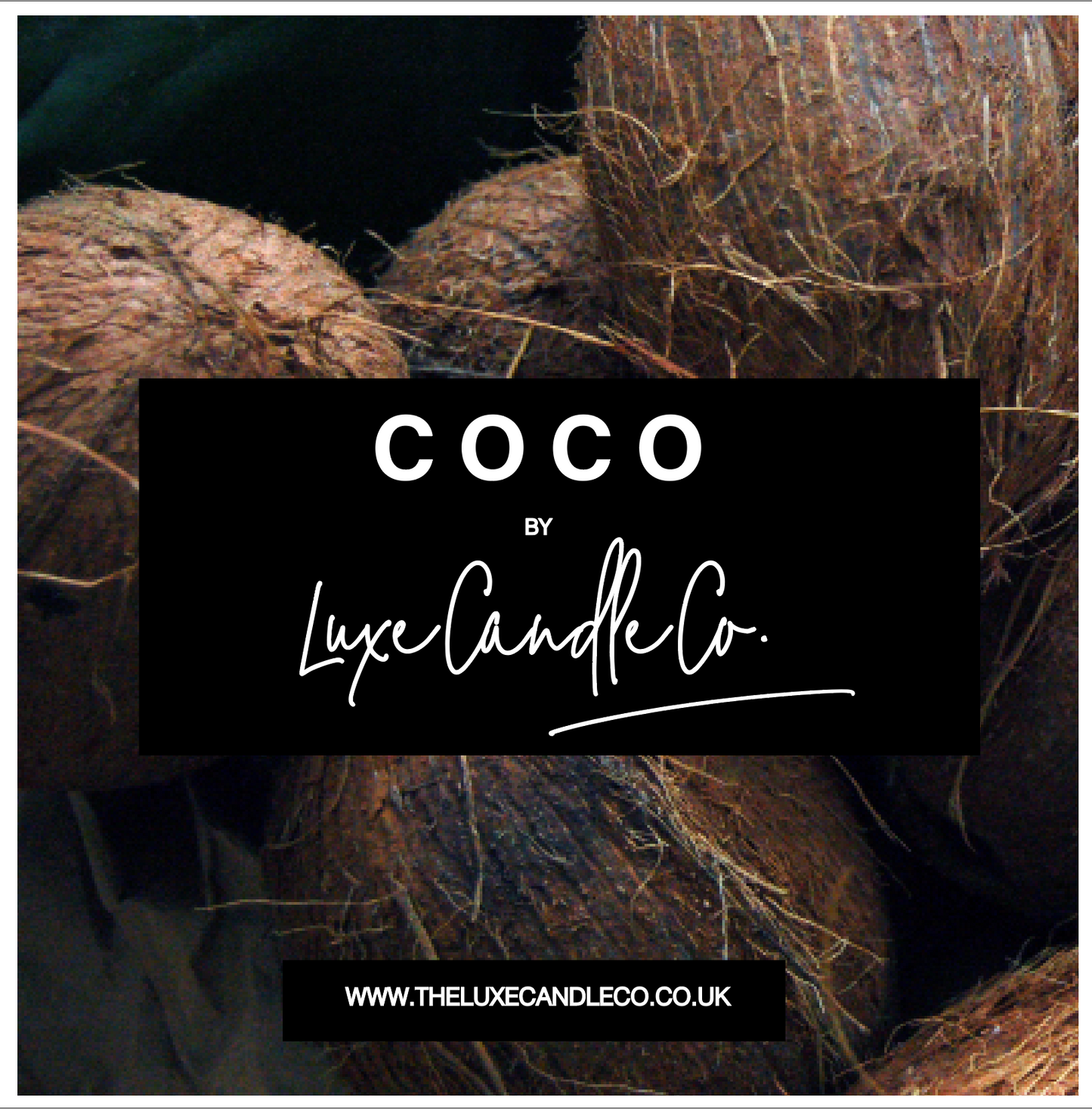 COCO - Eco Friendly Coconut Bowl Candles . Choose your holiday fragrance