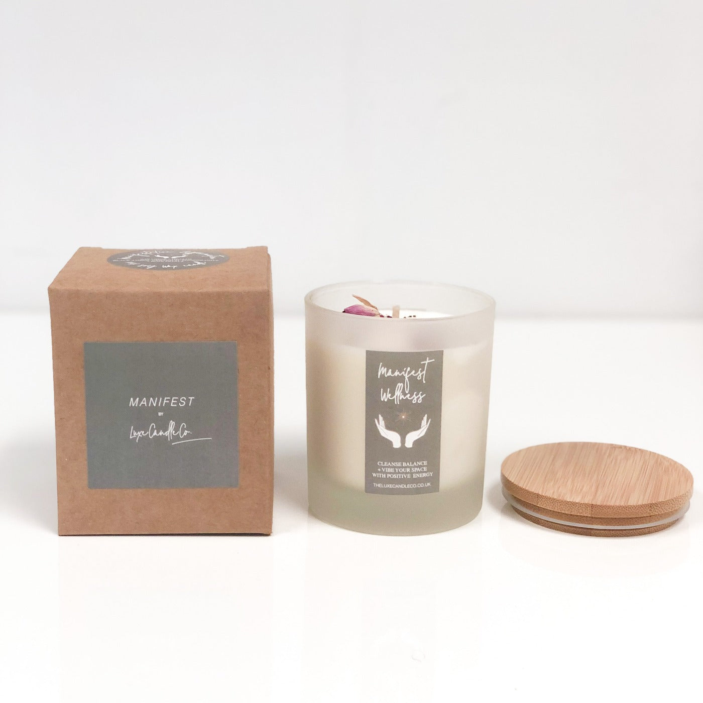 Manifest Health + Wellness Candle . Scented Soy Wax Candle
