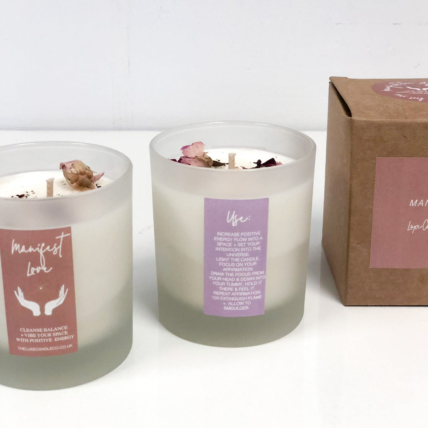Gratitude candle by The Luxe Candle Co