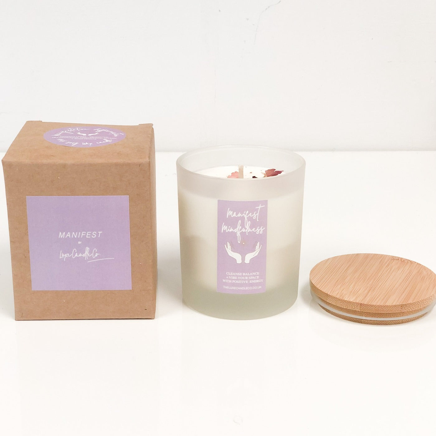 Mindfulness candles to practice gratitude, mindfulness to manifest the life you deserve | The Luxe Candle Co.
