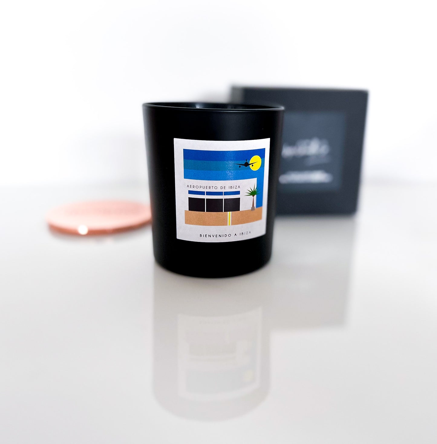 Ibiza Scented Candle - Airport Print Modern