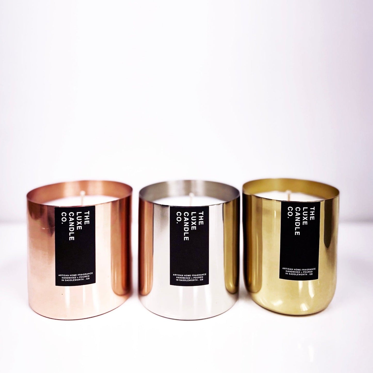 SILVER SIGNATURE COLLECTION SCENTED SOY CANDLE - CHOOSE YOUR FRAGRANCE