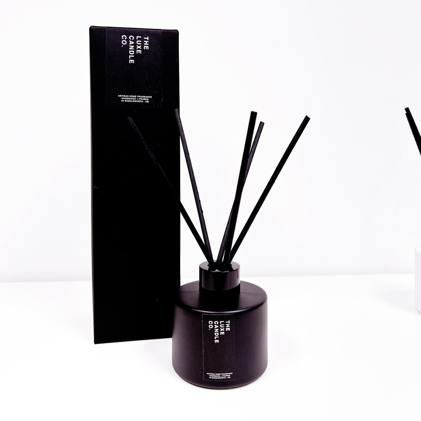 Oud and Rose reed diffuser gift set with white reed diffuser | Best gift idea for oud lover UK