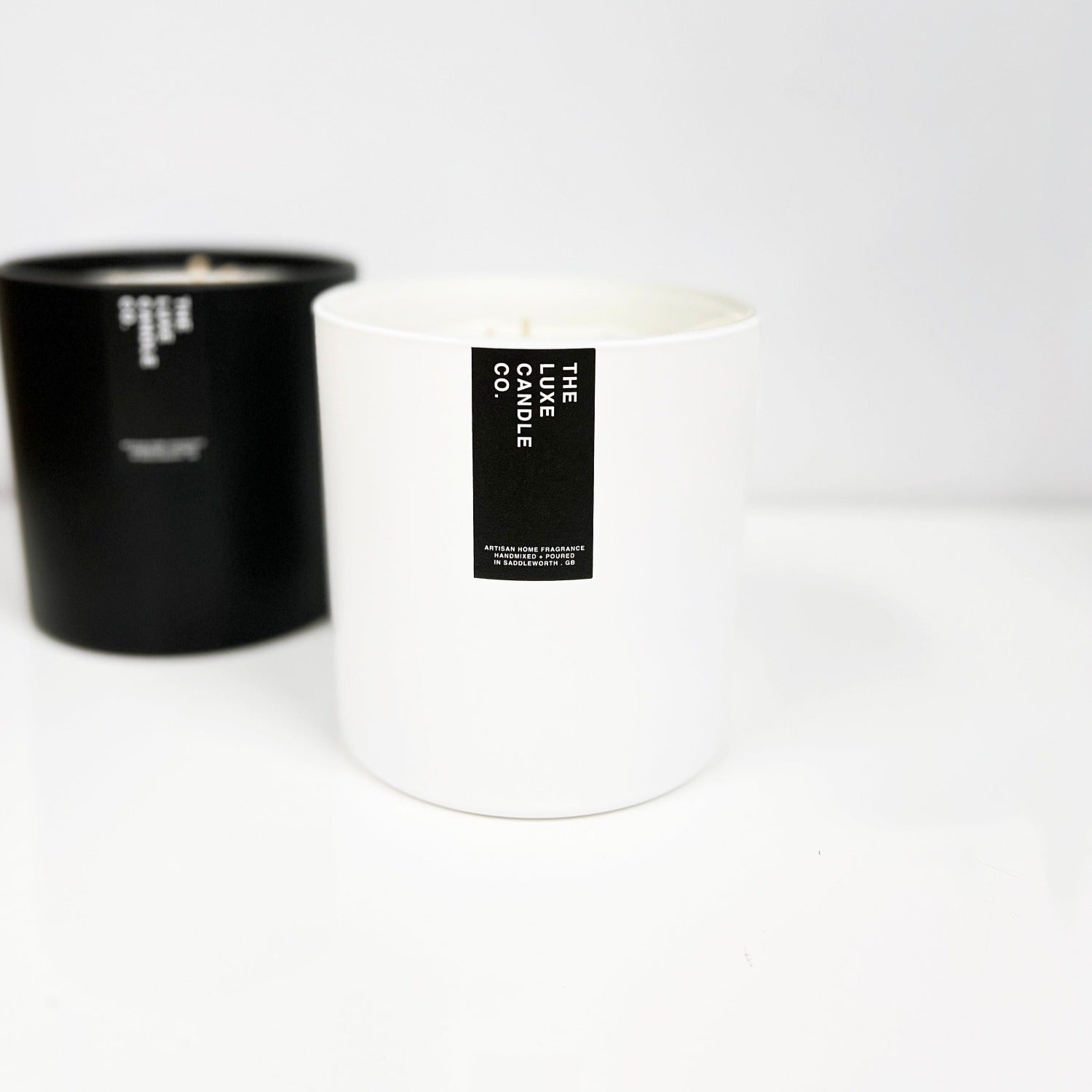 White 3 wick scented candle