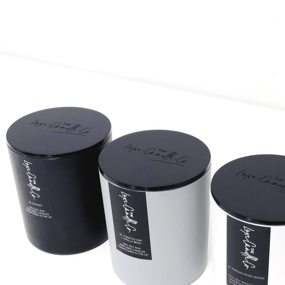 Grey Signature Collection Scented Soy Candle - Choose your fragrance
