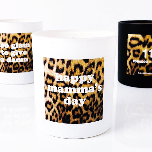 Happy mammas day scented mothers day candle